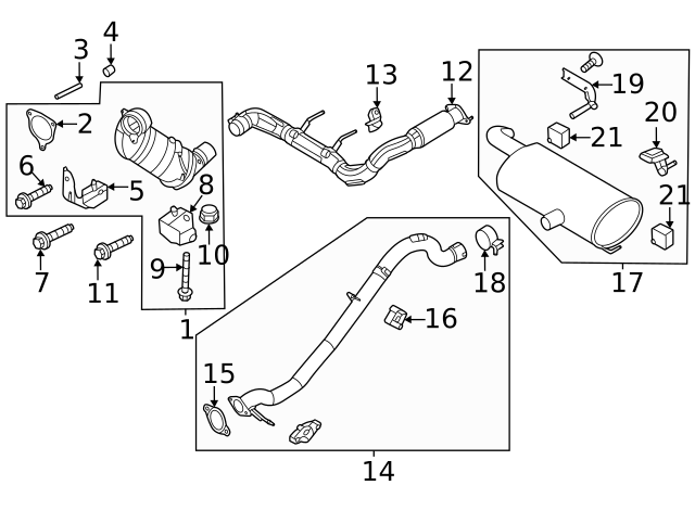 MB3Z-5K291-N - Mount Bracket 2021-2024 Ford Bronco | AutoNation Parts