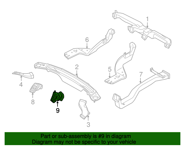 20142016 Kia Optima Vent Grille 974102TAA0CA OEM Parts Online