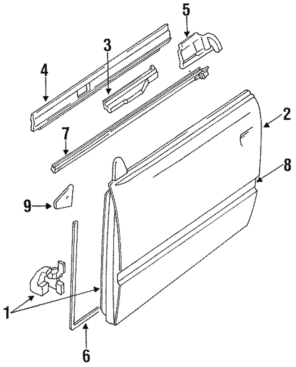 Mirror Gasket - Ford (E9JY-17724-A)