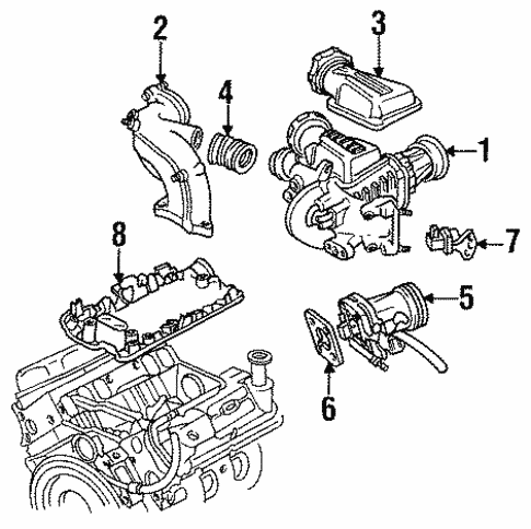 Intake for 1994 Ford Thunderbird #0