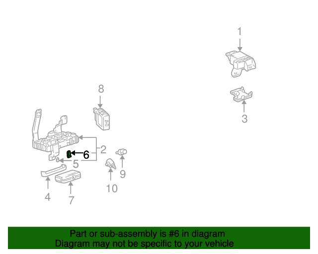 9098208246 Fusible Link 19862023 Toyota OEM Genuine Toyota Parts