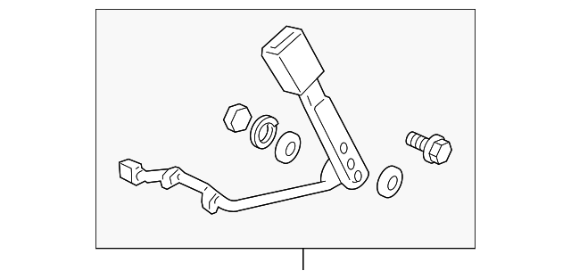 2007-2009 Acura MDX Buckle End 04813-STX-A00ZC | OEM Parts