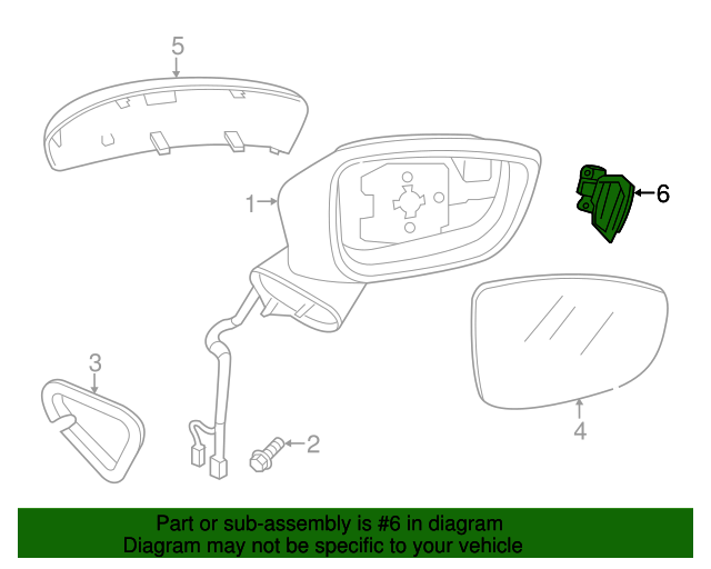2014-2016 Mazda 3 Turn Signal Lamp BHS2-69-122A | Mazda-Parts