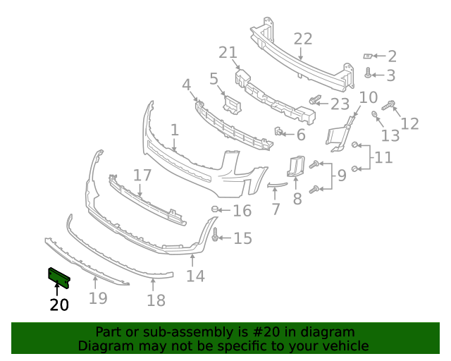 2020 Kia Telluride OEM NEW 2020 Kia Telluride Sport Front Bumper