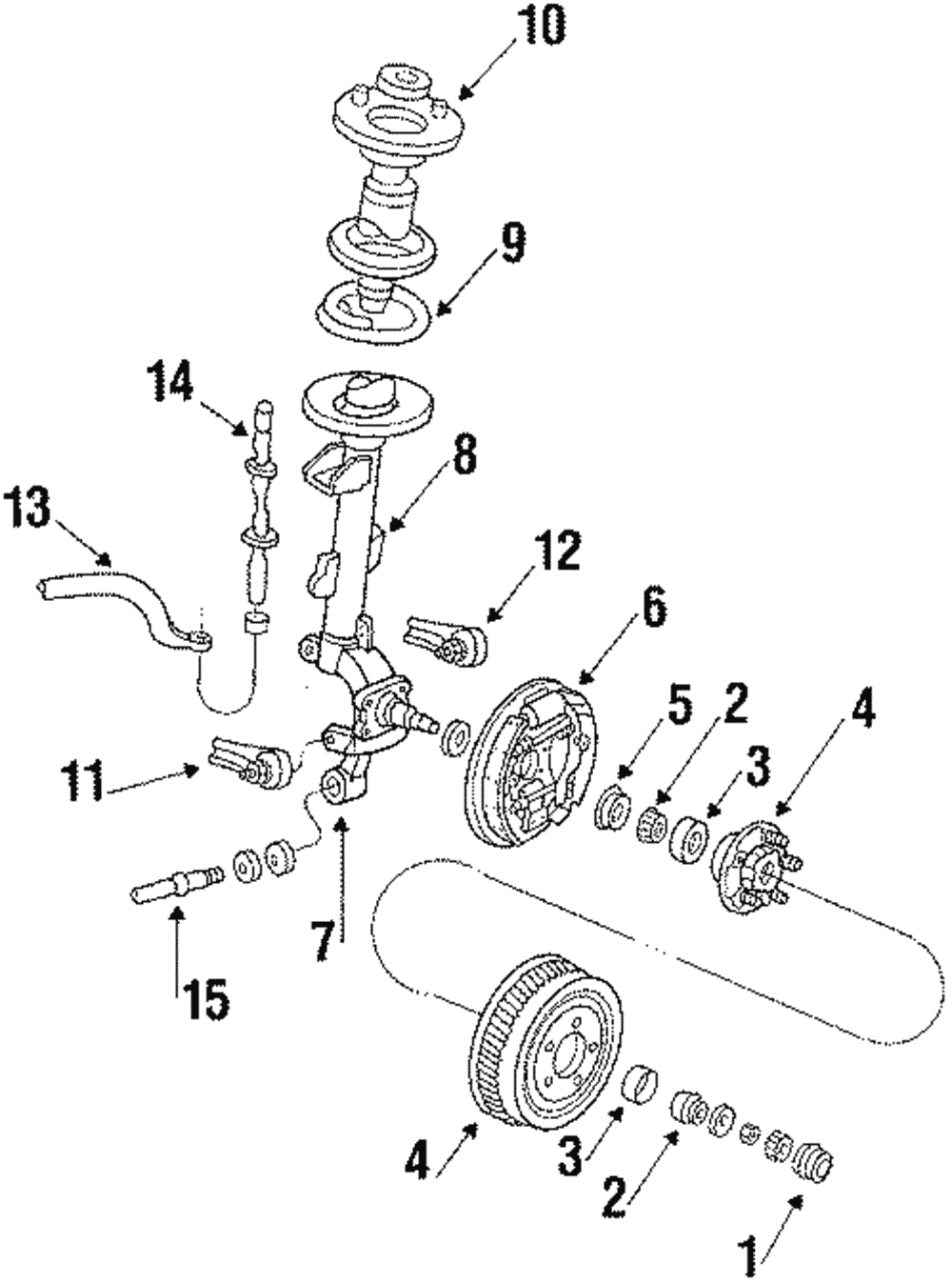 Hub & Drum - Ford (E8OY-2C271-A)