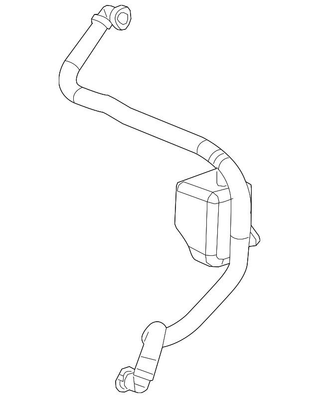 20132014 Chevrolet Secondary Air Injection Pump Inlet Hose 23123381