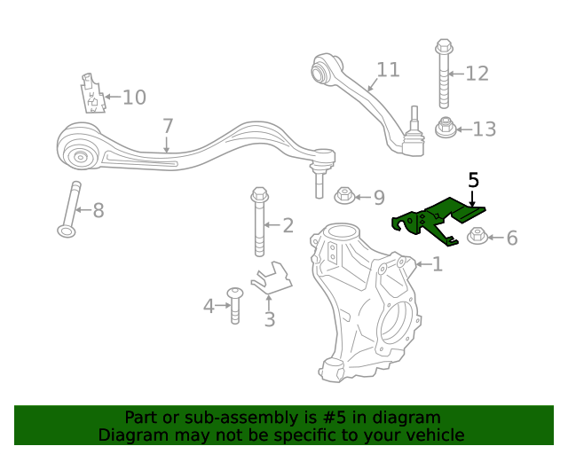 20202023 Toyota GR Supra ABS Sensor Holder 88266WAA01 Toyota Parts
