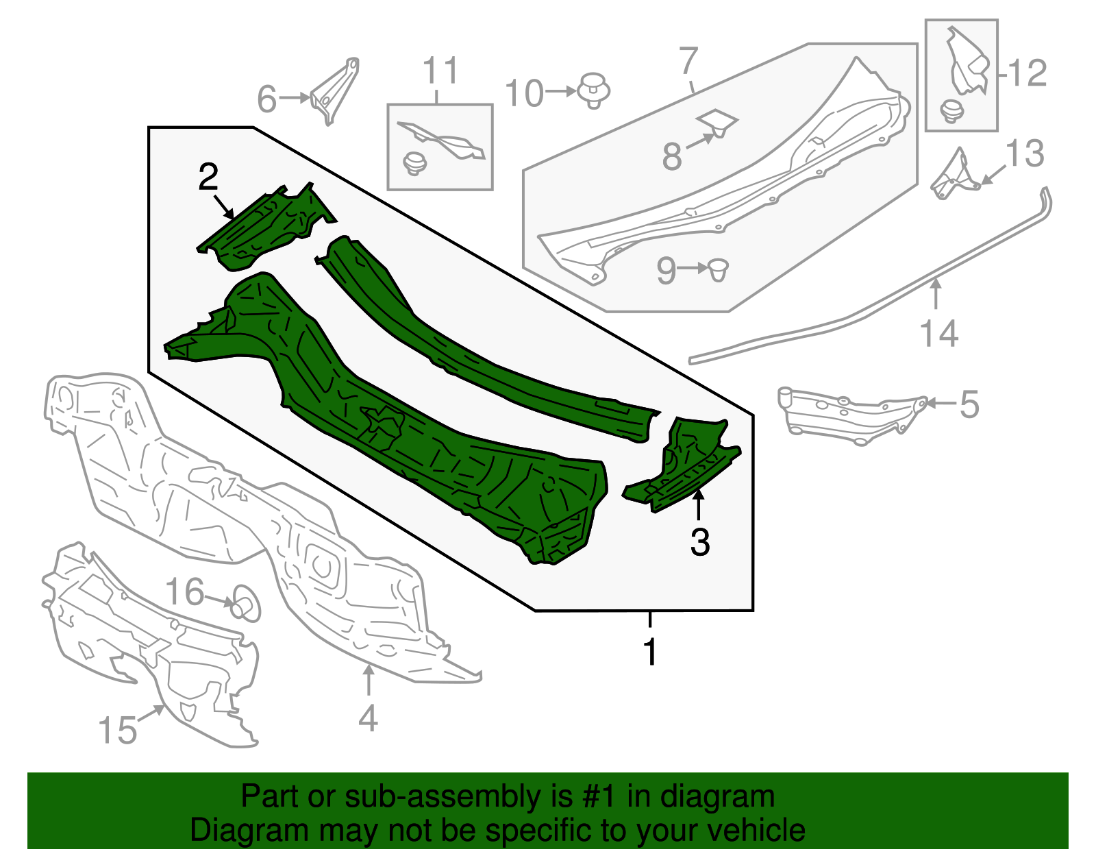 Cowl Panel - Scion (SU003-01236)