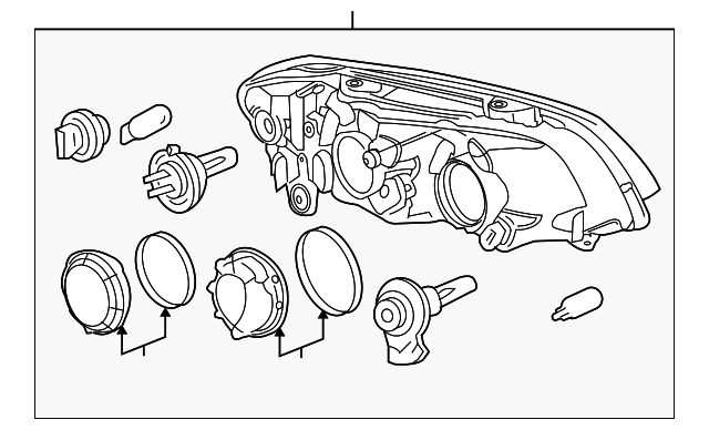 Passenger Side Headlamp - GM (92224813)