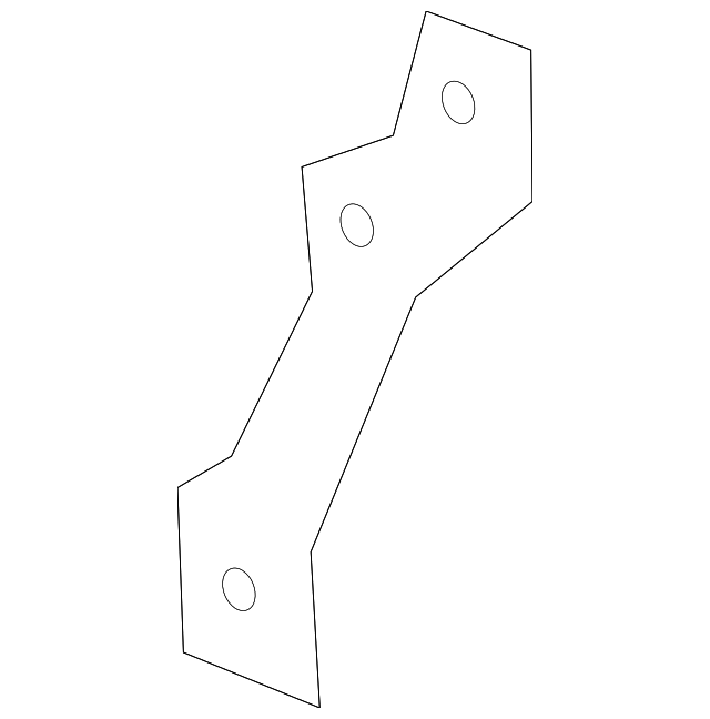 Genuine Toyota Mud Guard Bracket 76641-60020 Genuine Toyota Mud Guard Bracket 76641-60020