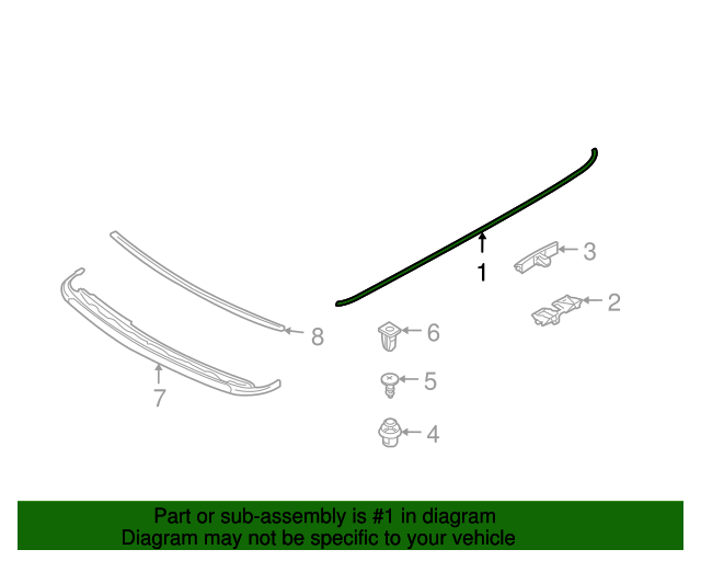 20072013 Mini Cooper Roof Molding 51137146105 Mini Parts Direct