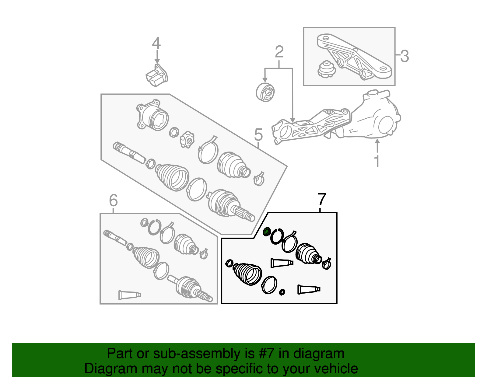 Boot Kit - Toyota (04439-0T010)