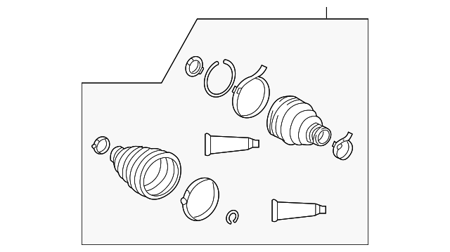 Boot Kit - Toyota (04439-0T010)