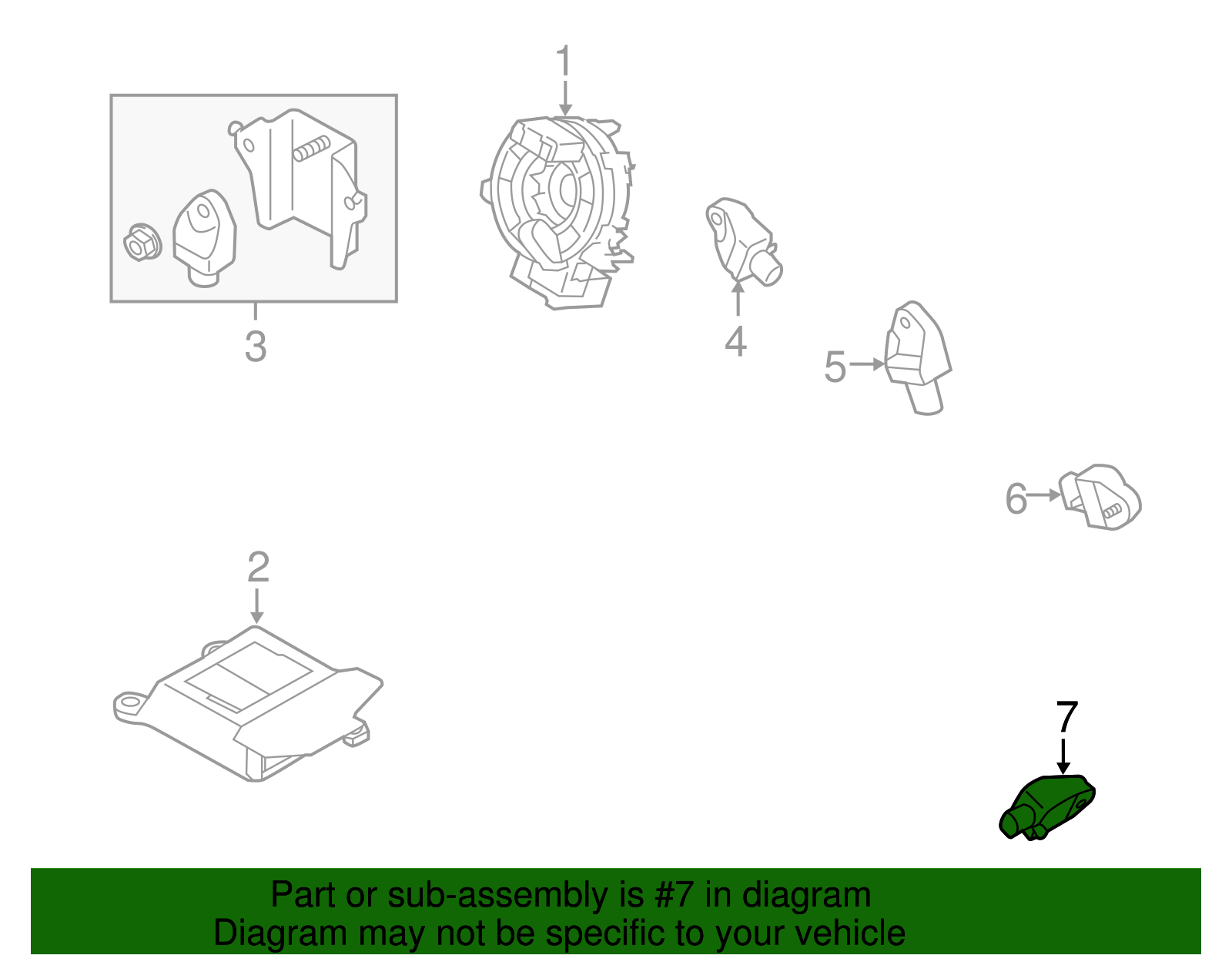 Rear Sensor - Scion (SU003-03423)