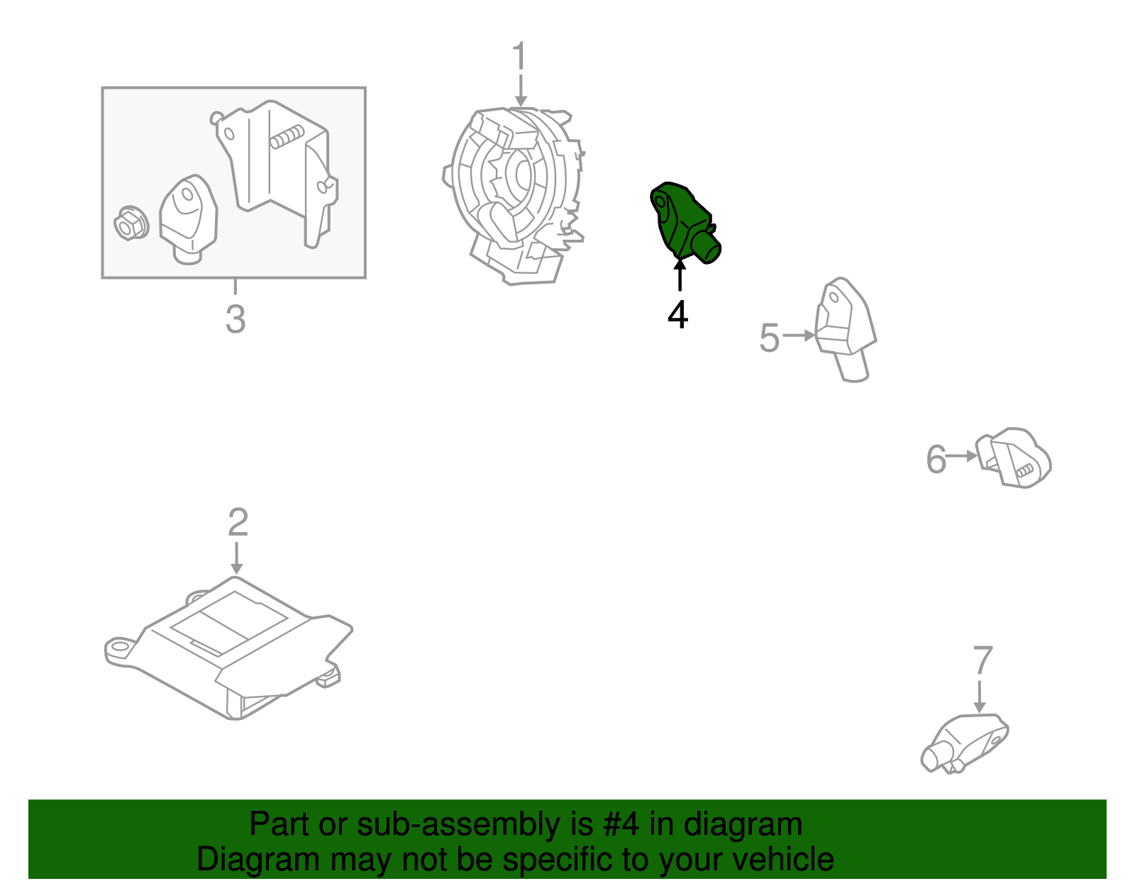 Side Impact Sens - Toyota (SU003-07074)