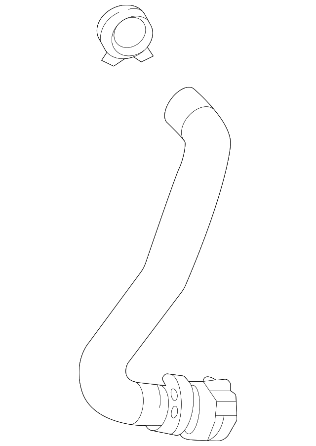 Radiator Surge Tank Outlet Hose 85136682 QuirkParts