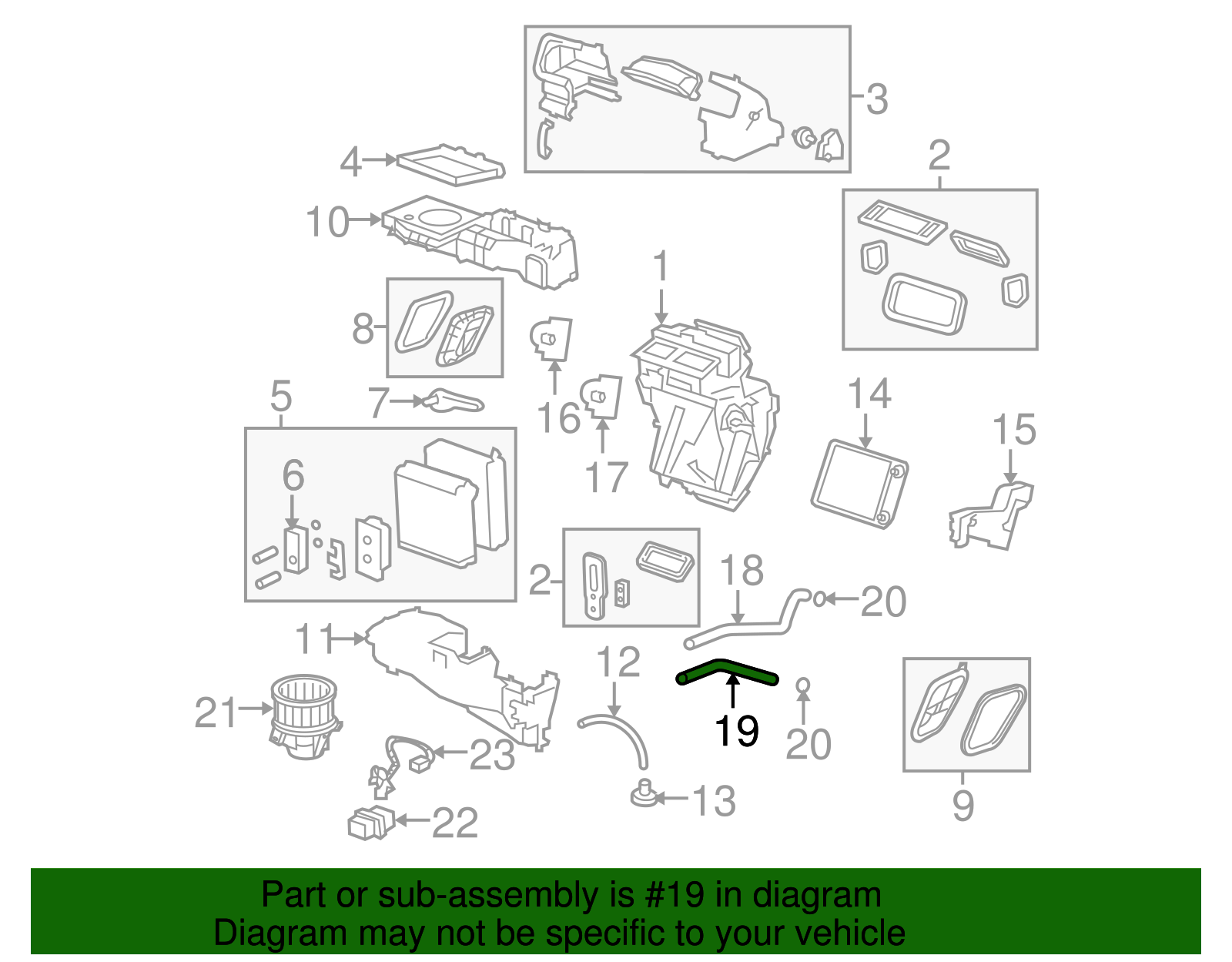Heater Core Tube - Buick (25786449)