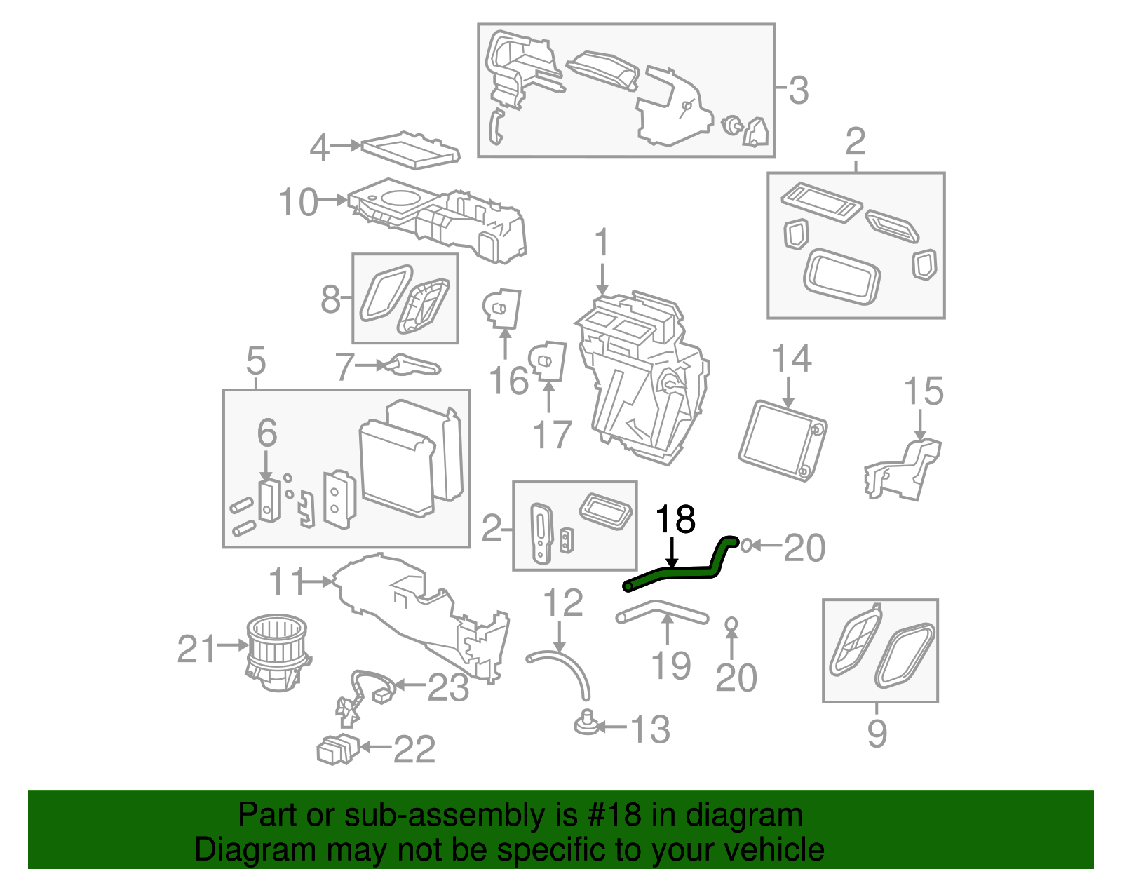 Heater Core Tube - Buick (25786442)