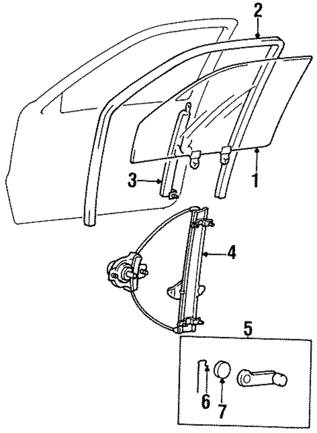 Interior Right Genuine Hyundai 82620-29002-LG Door Handle Assembly