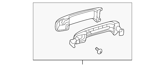 thumbnail image 2 of 4-Piece Exterior Door Handles For Toyota Tundra 2007-2019 & Sequoia 2008-2016 | Textured Black Replacement Set 2 of 10