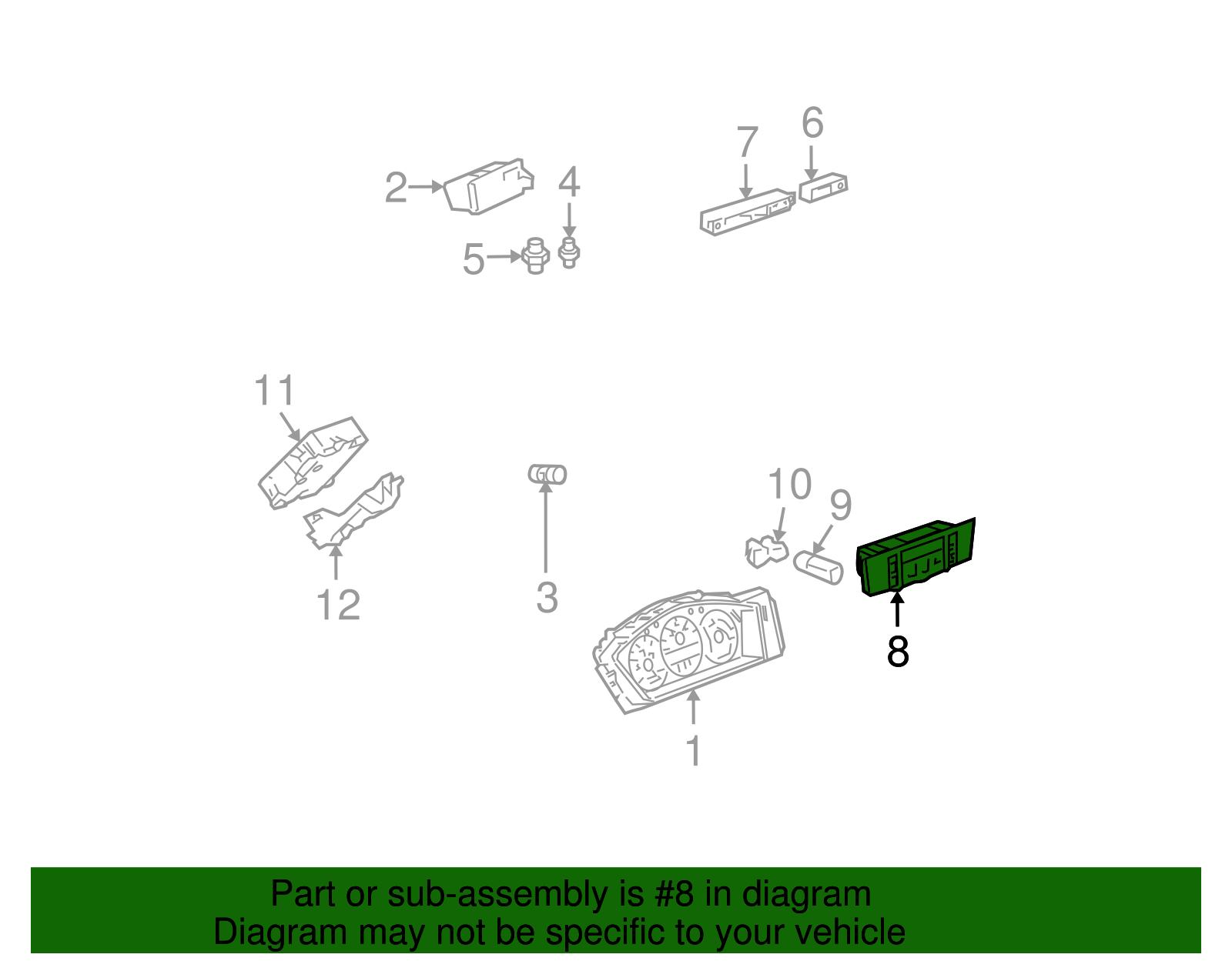 Heater Control - Buick (25795209)