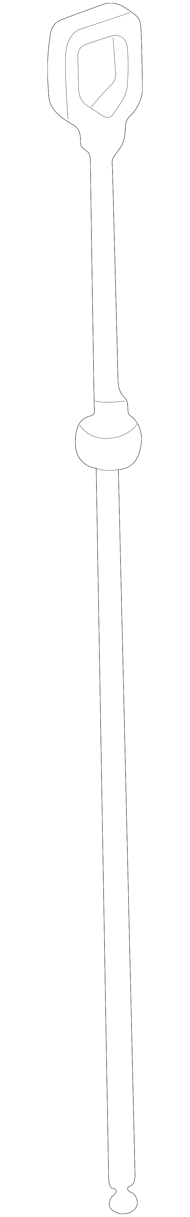 Genuine Honda (15650-P2F-A00) Oil Dipstick - View #2