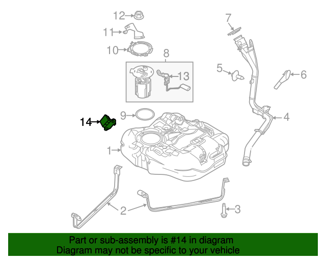 Genuine OEM Fuel Pump Driver Module Part AU5Z9D370Q Fits 20122018