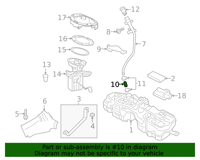 20162021 Volvo Fuel Filler Neck 31478586