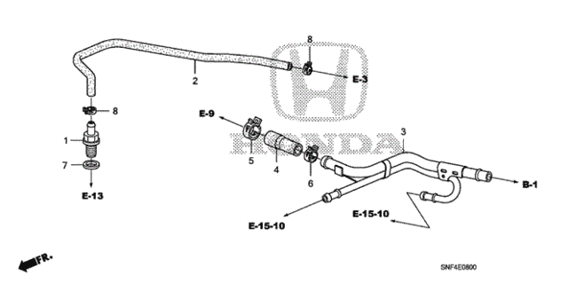 PCV Tube for 2011 Honda Civic #0