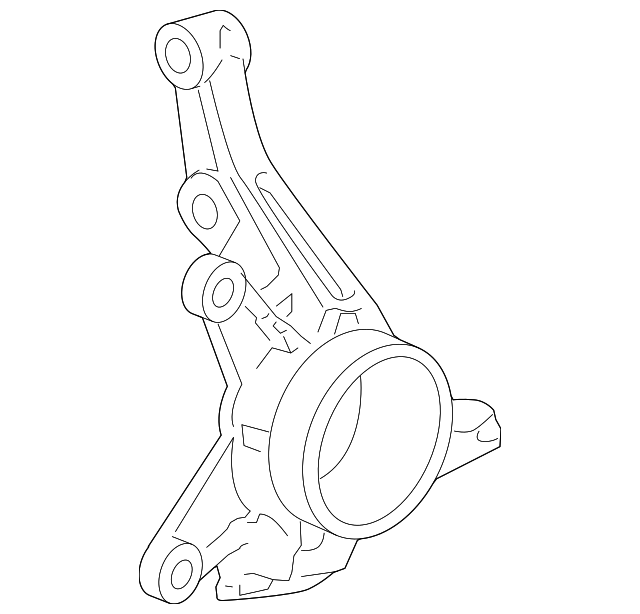 OEM 20062011 Honda Civic Knuckle, R Front 51211SNA010 Majestic