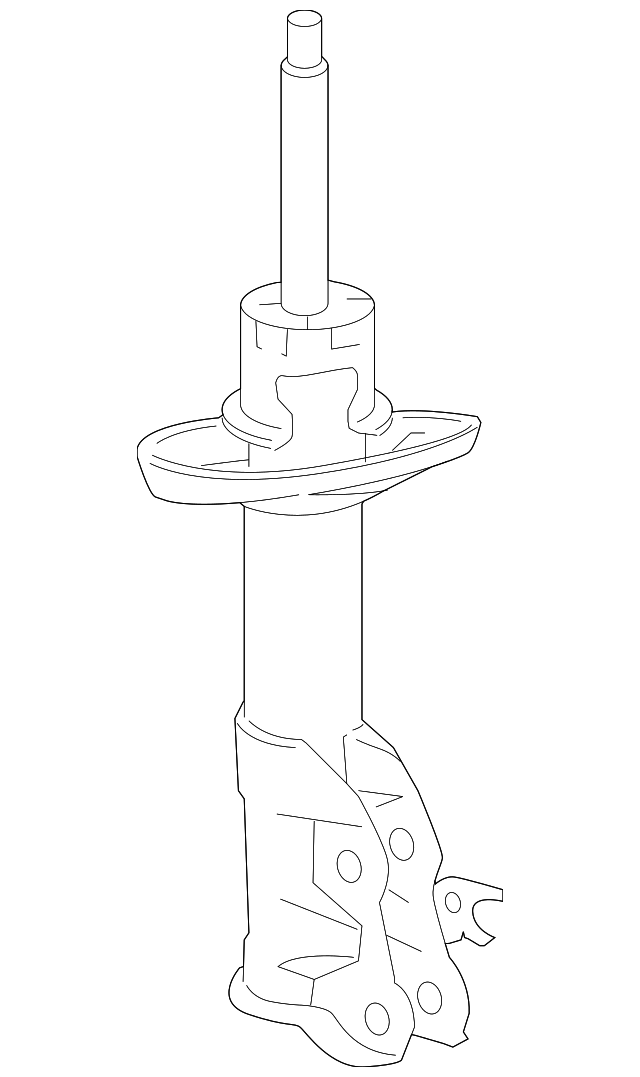 51605SVBA04 Shock Absorber Unit, R Front 20062011 Honda Civic