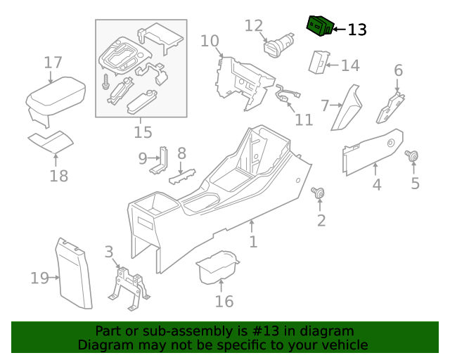 20182023 Hyundai Kona USB Port 96120J9500 OEM Parts Online