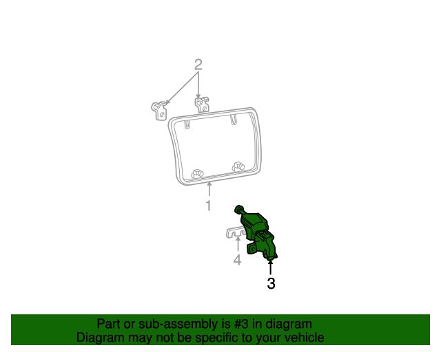 Ford Dealership 19922014 Ford Quarter Panel Glass Latch F2UZ1527158B