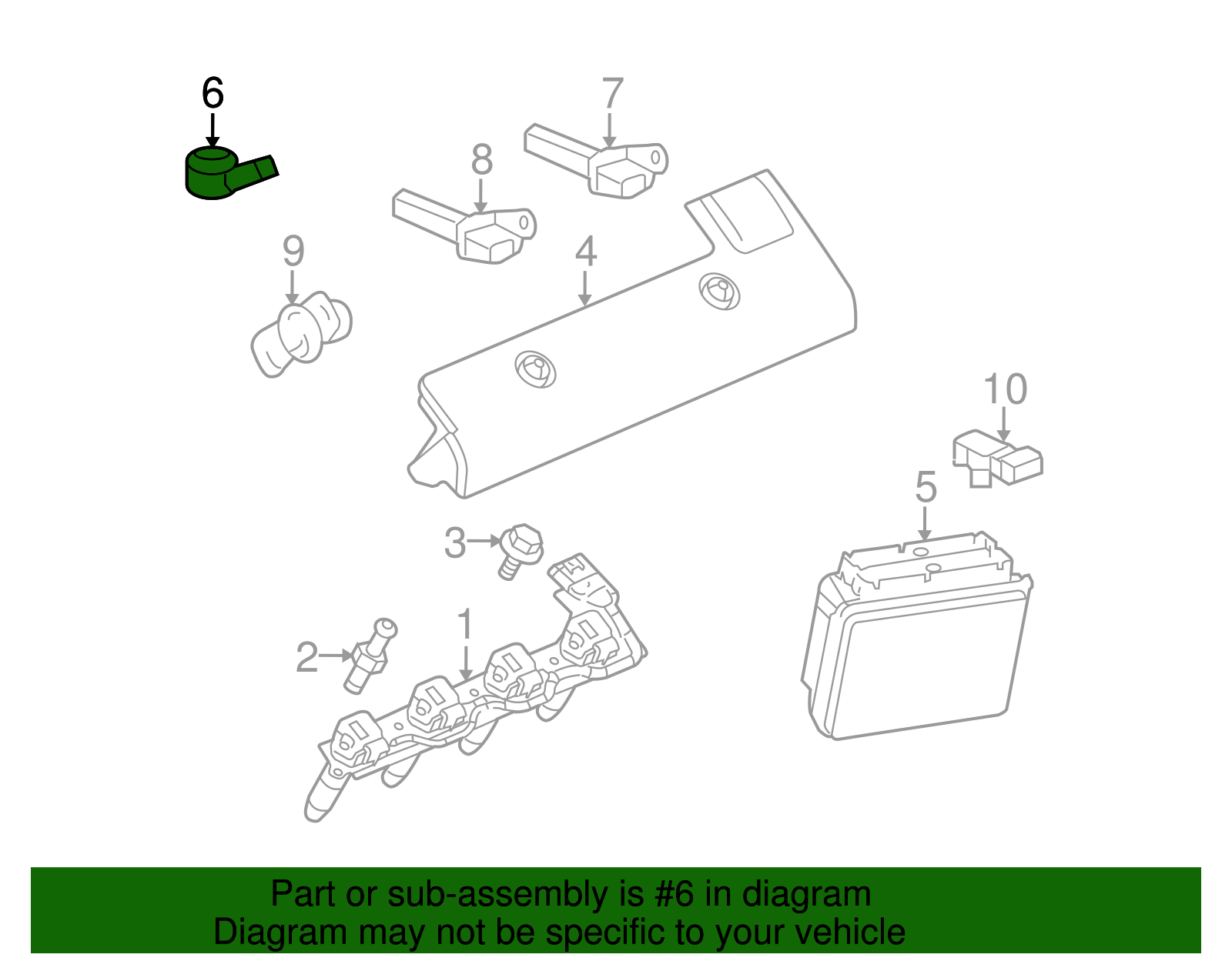 Ignition Knock (Detonation) Sensor - GM (12567446)