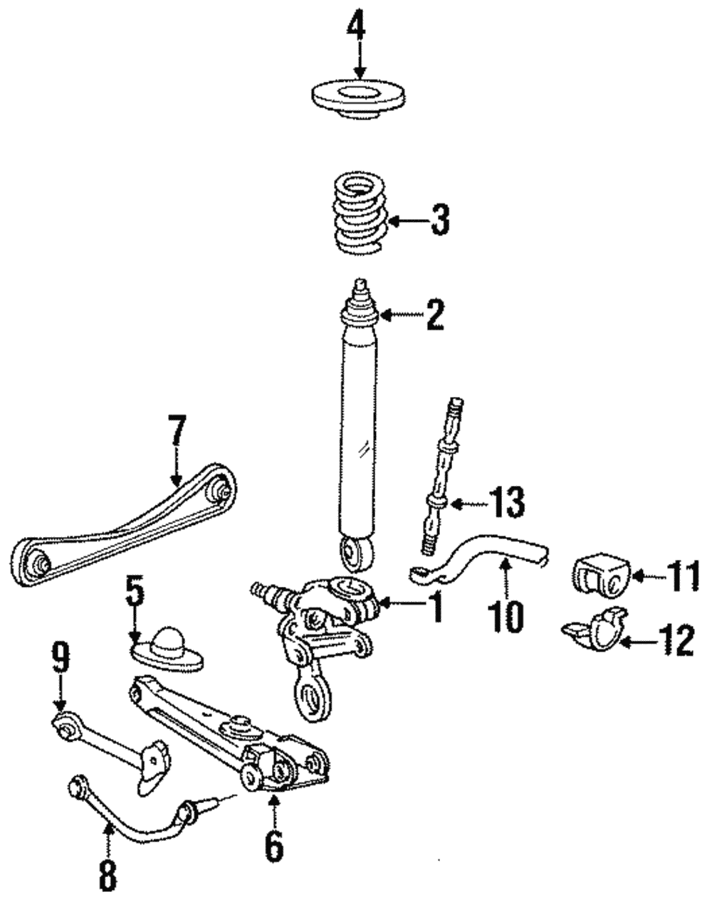 Ft Upper Control Arm - Ford (E8DZ-5A923-B)