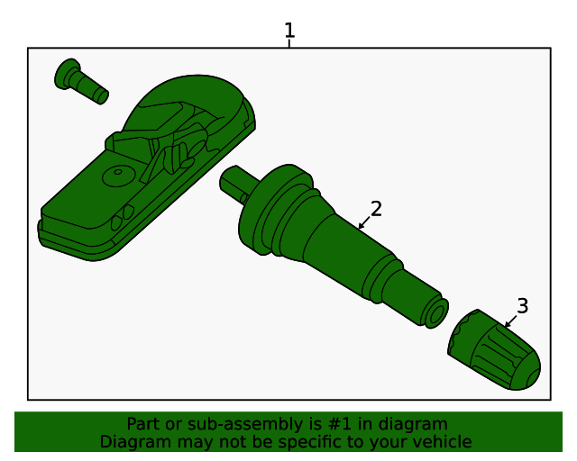 20212024 Kia TPMS Sensor 52940L1100 Genuine Kia Parts & Accessories