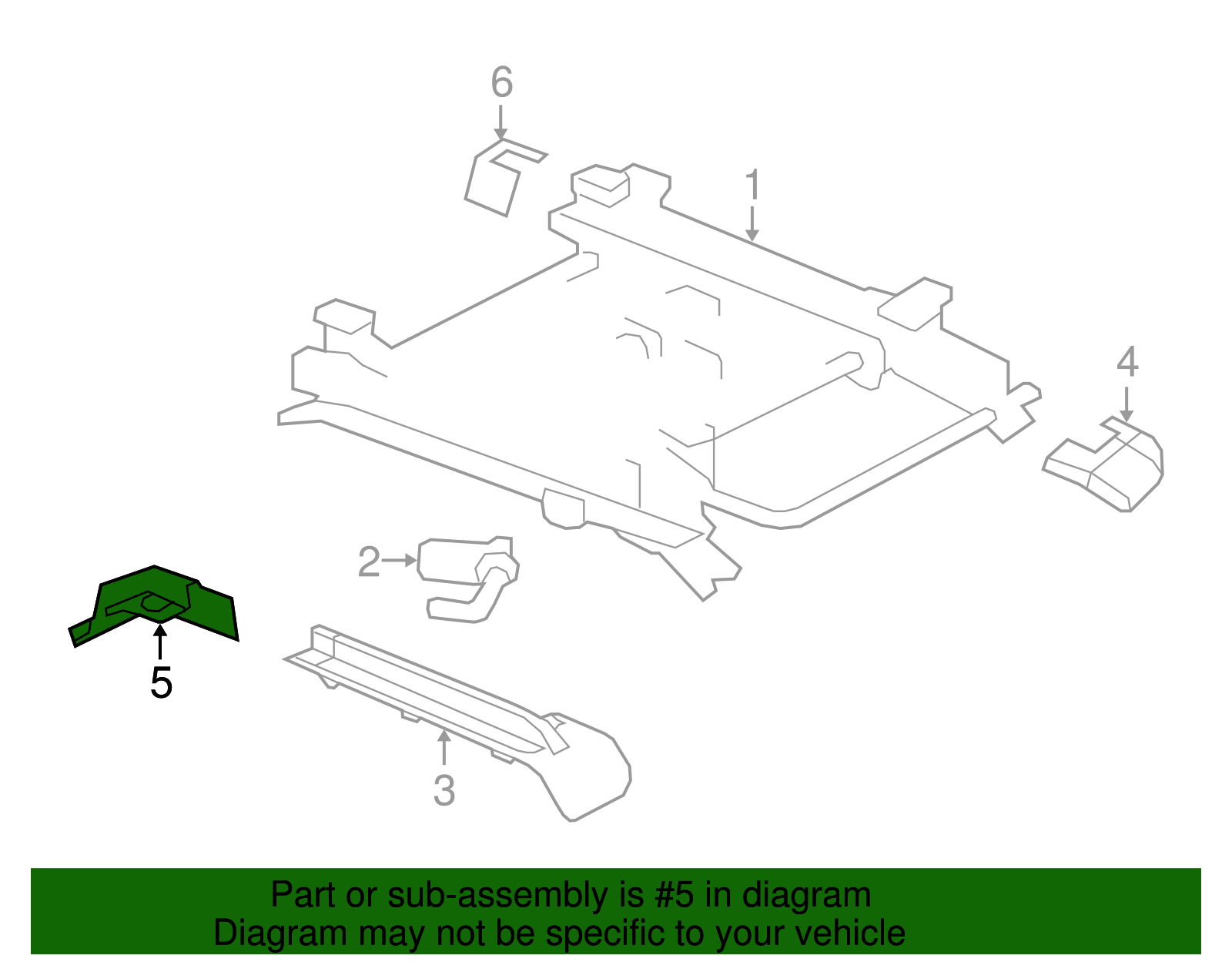 Onyx Passenger Seat Outer Adjuster Rear Finish Cover - GM (92205790)