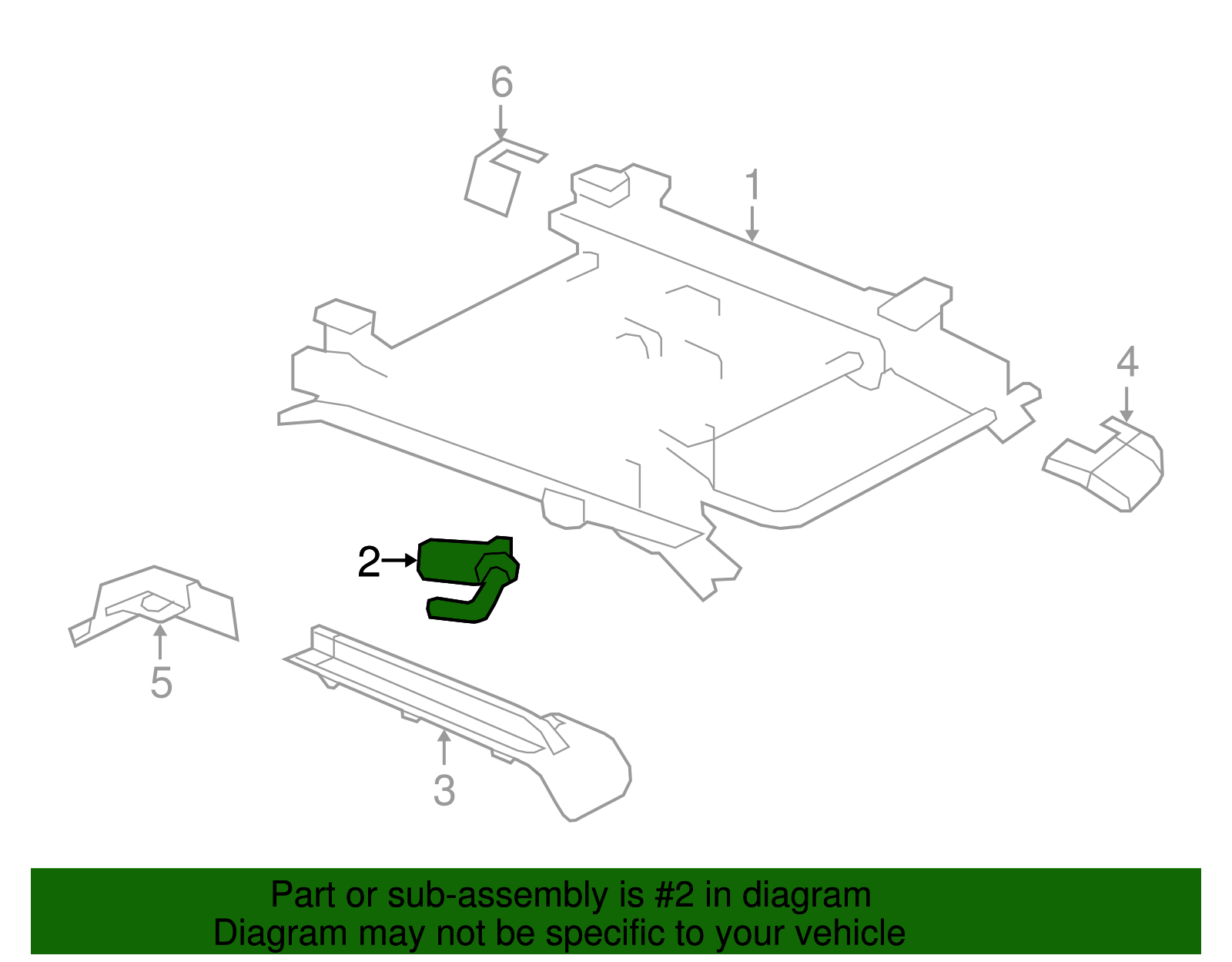 Front Seat Horizontal Adjuster Position Sensor - GM (92204673)