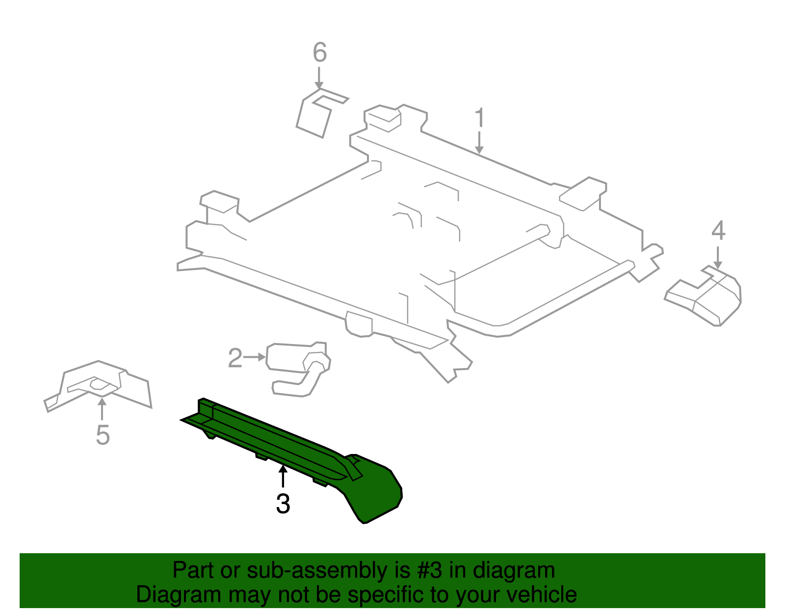 Onyx Passenger Seat Outer Adjuster Front Finish Cover - GM (92205791)