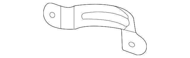 Charge Air Cooler Coolant Pump Bracket - Cadillac (84152079)