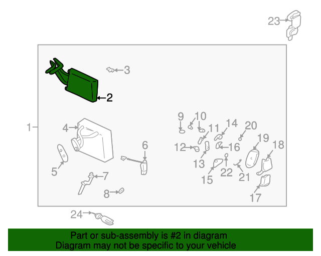 20012008 Hyundai Heater Core 971382D000 QuirkParts