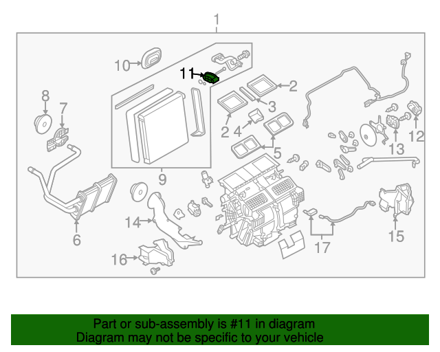 20112020 Infiniti Expansion Valve 922001HP0C Infiniti Parts Online