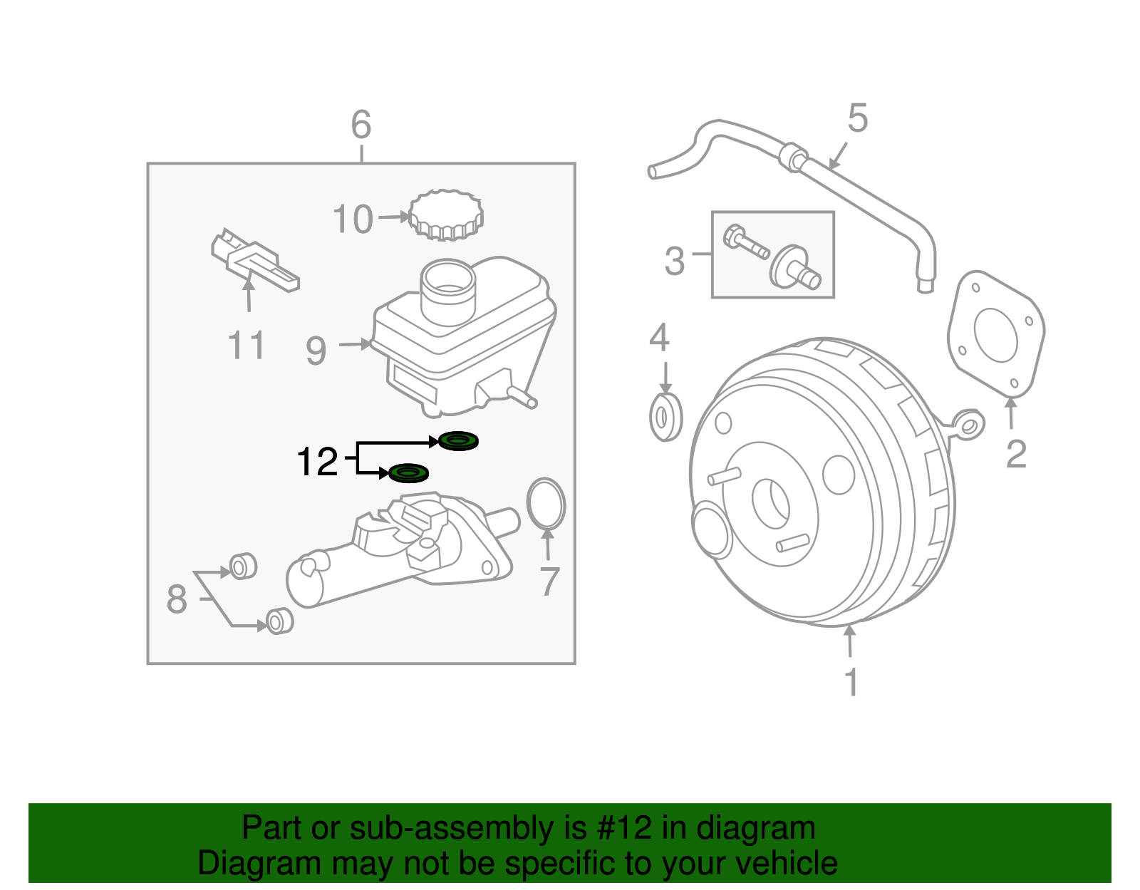 Level Sensor O-Ring - Ford (YL8Z-2B343-AA)