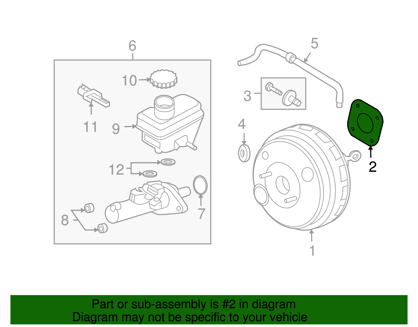Booster Assembly Shield - Ford (YL8Z-2B485-AA)
