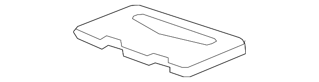 Light Neutral Rear Seat Back Center Latch Release Handle Cover - GM (95217947)