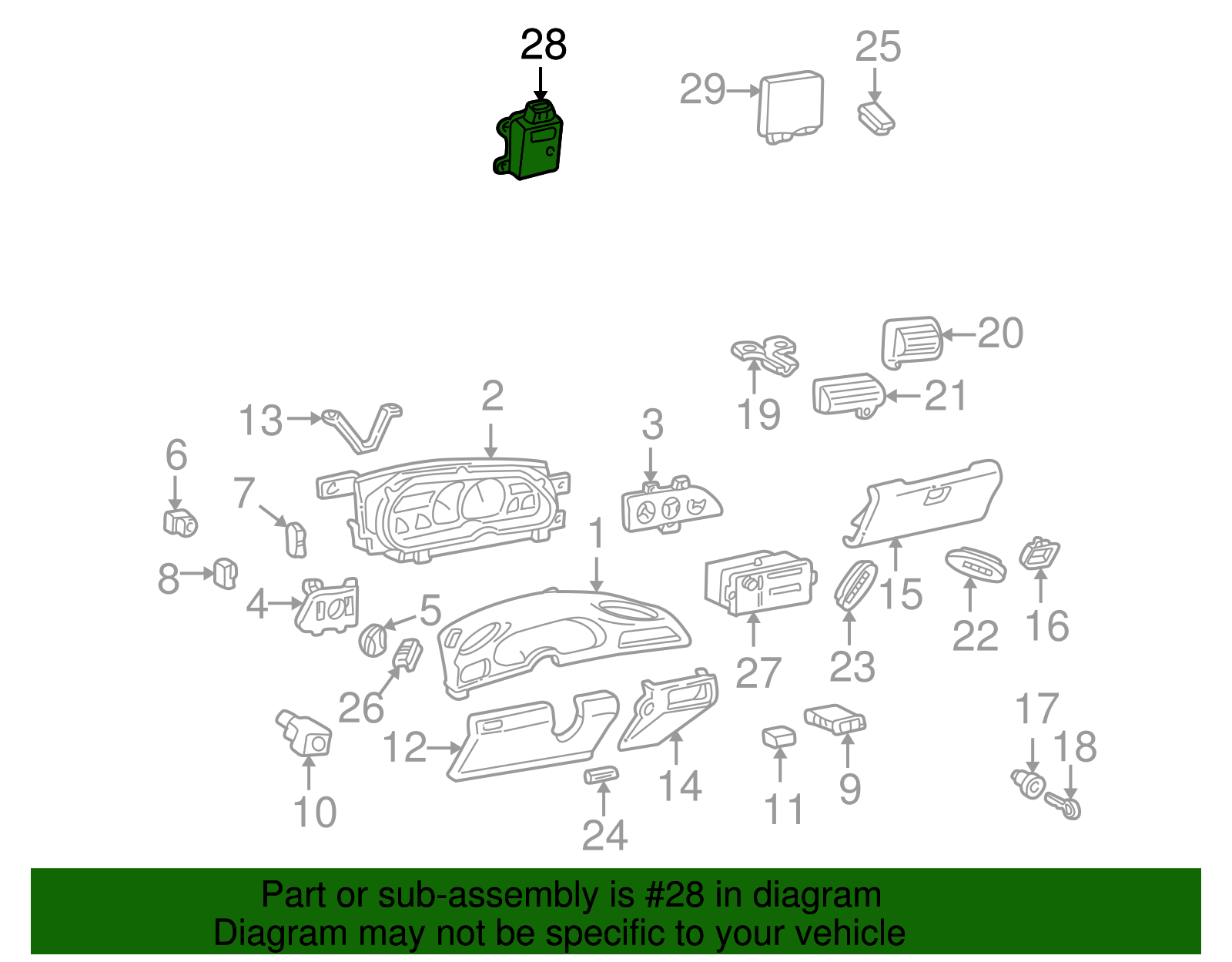 Anti-Theft Module - GM (88964942)