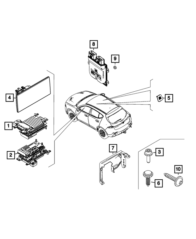 2014-2024 Mopar Nut, Mounting 6106984AA | My Mopar Parts