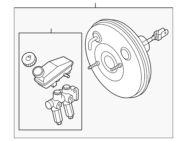 Power Brake Booster Assembly - GM (96652680)