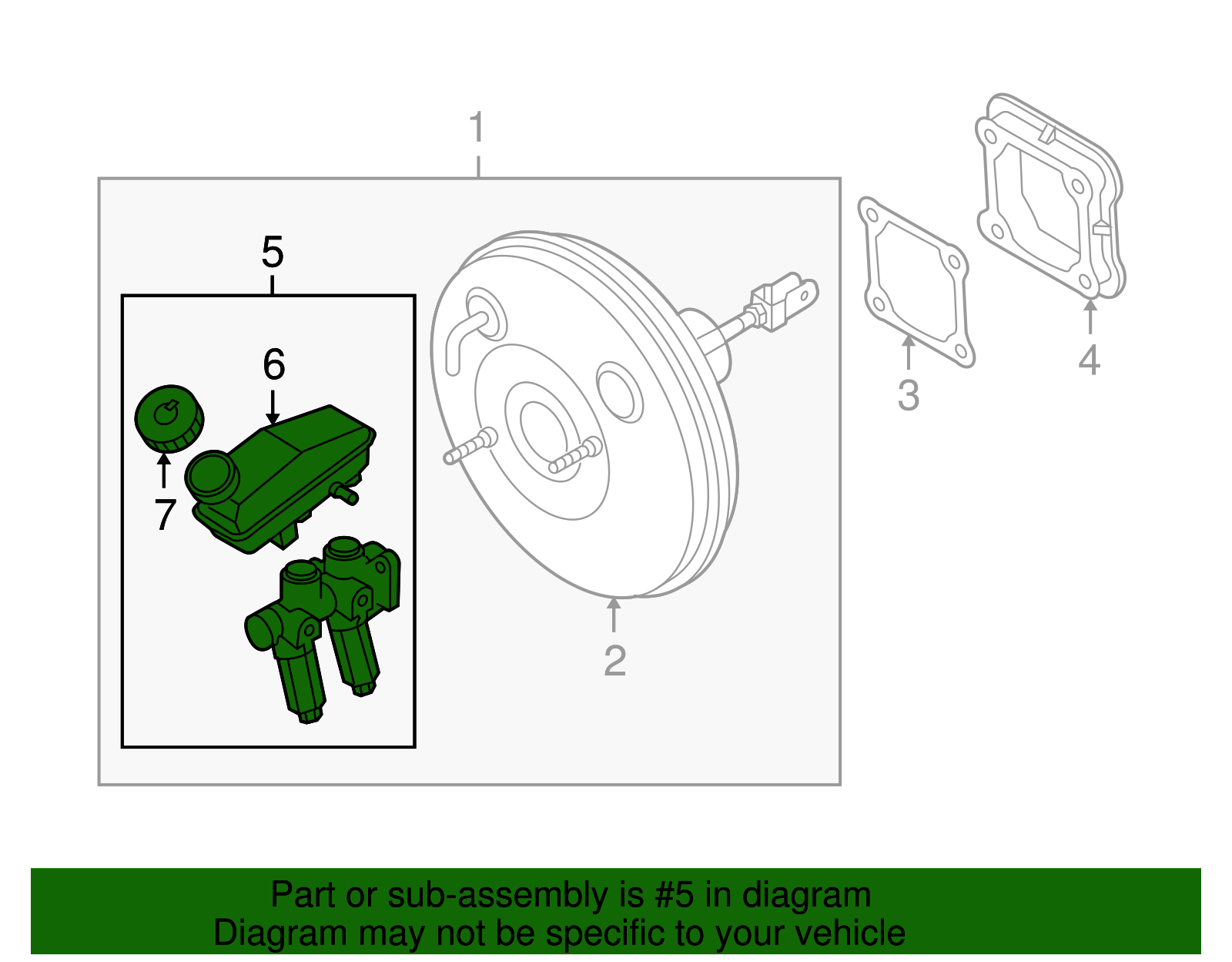 Cylinder Assembly, Brake Mas - GM (93744983)