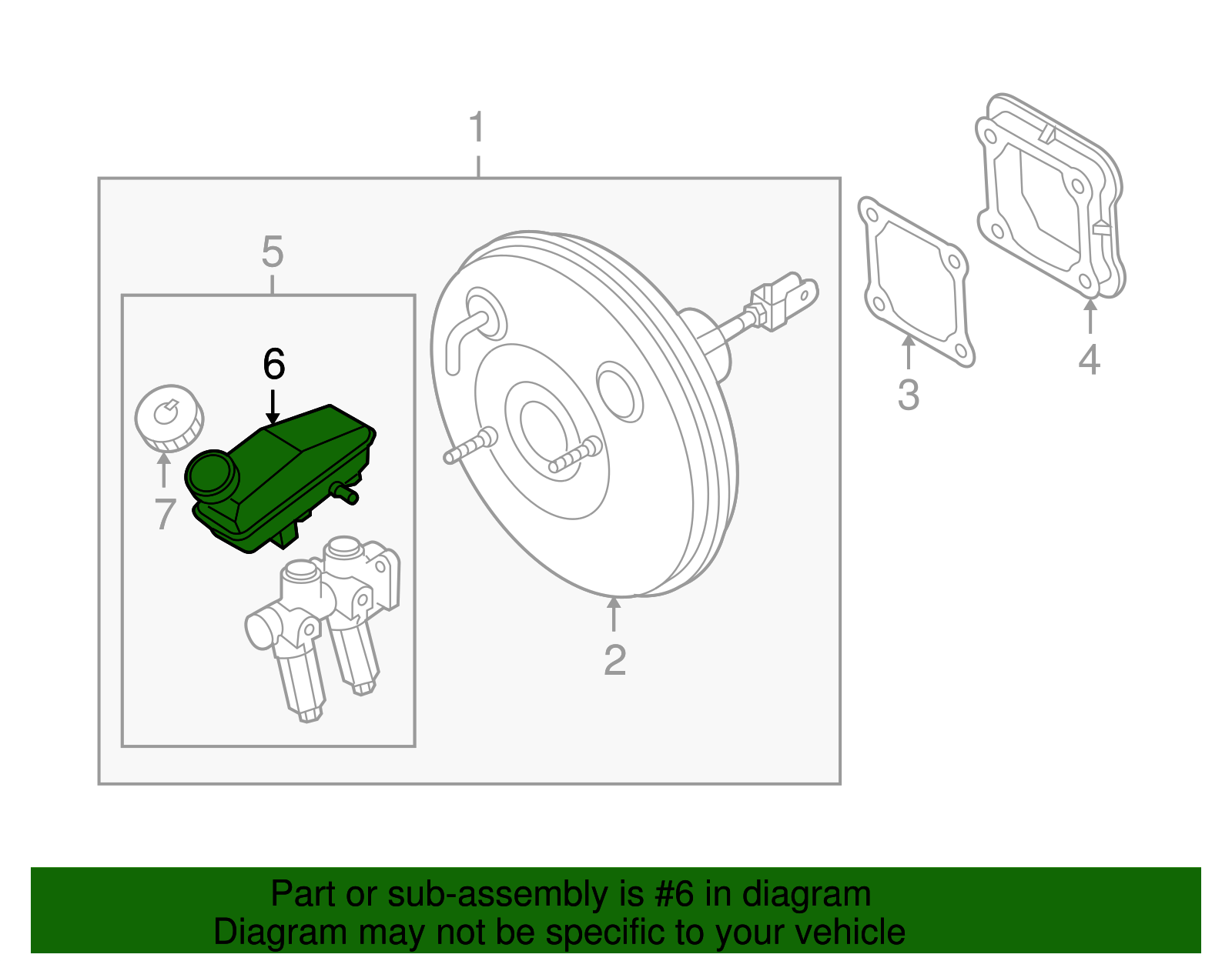 Reservoir, Brake M/Cylinder - GM (93740561)
